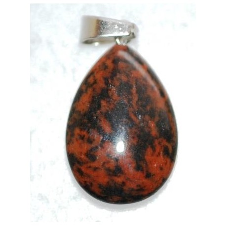 Goutte en Obsidienne marron